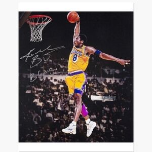 BRAND NEW!💯 KOBE BRYANT LAKERS OLD SCHOOL 8.5x11 ULTRA PREMIUM GLOSSY POSTER!🤩